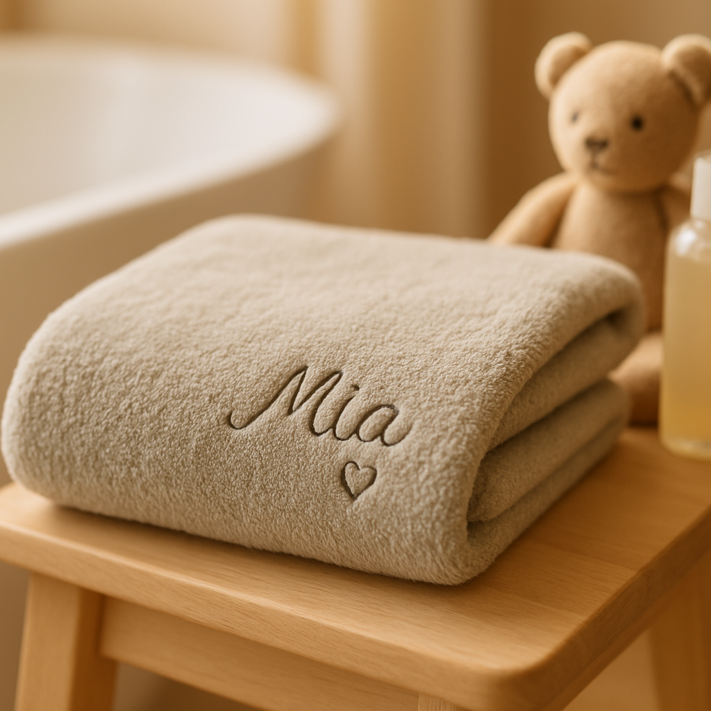 Badetuch besticken lassen: Wo du individuelle Geschenke findest